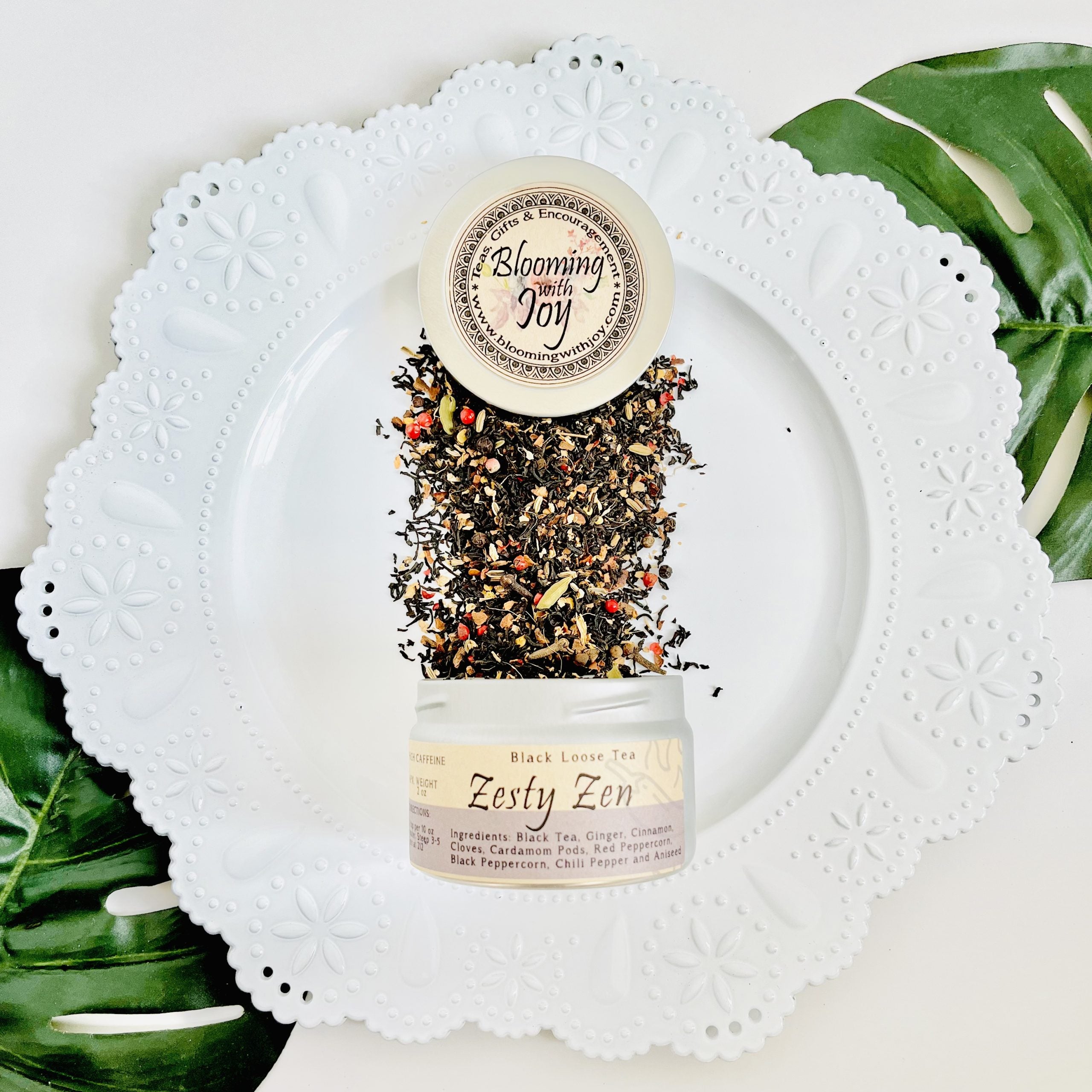 Zesty Zen Black Loose Tea – Blooming With Joy Tea Co.