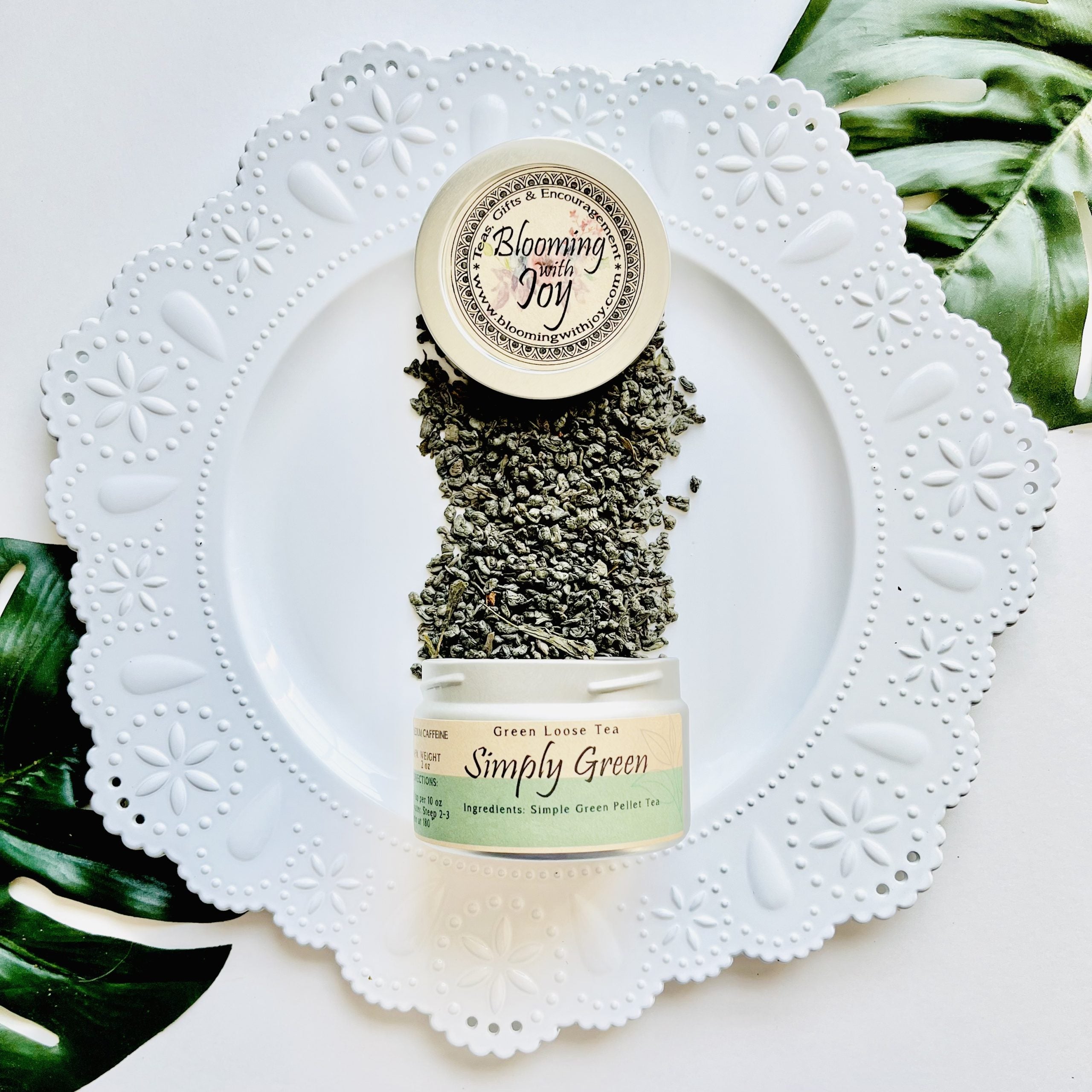 Green | Medium Caffeine - Blooming With Joy Tea Co.