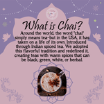 Vanilla Bean Chai 6 Two Quart Sized Pouches - Blooming With Joy Tea Co.