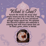 Vanilla Bean Chai 6 Two Quart Sized Pouches - Blooming With Joy Tea Co.