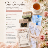 I Heart Tea Party Pop  | 12 Single Serving Teas Blends Sampler - Flight Pop Art