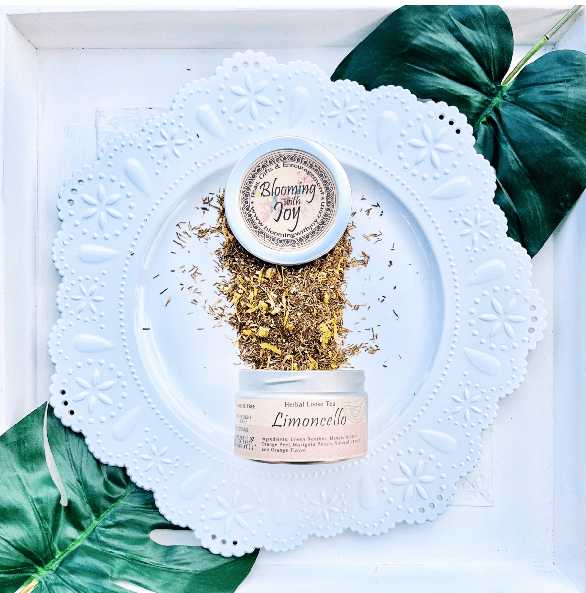 Limoncello - Loose Herbal Tea Blend - Limited Quality - Online Only - Blooming With Joy Tea Co.