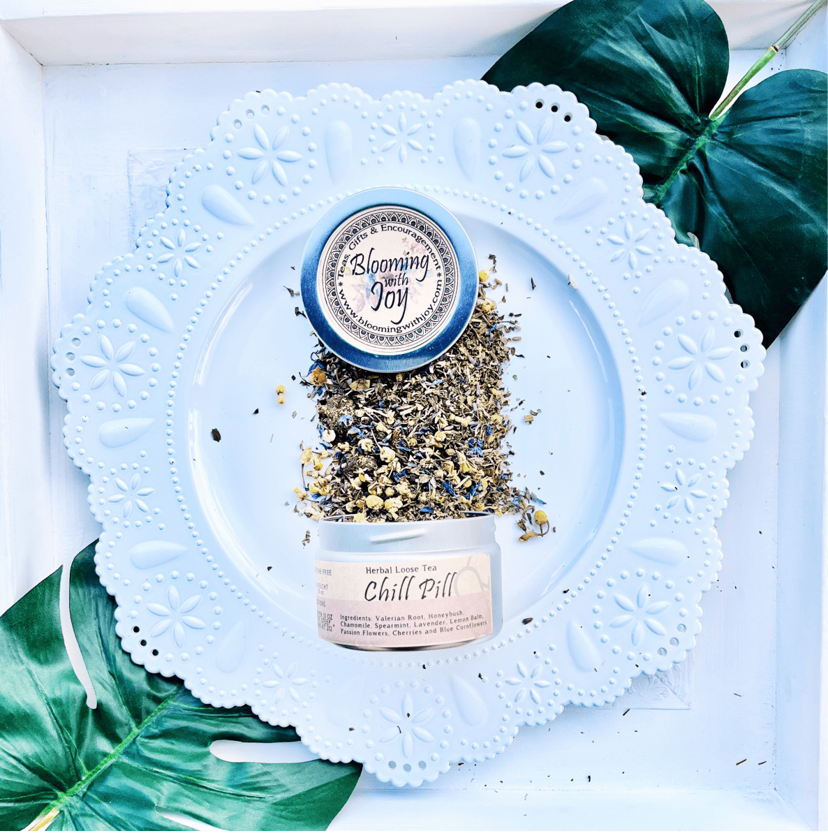 Chill Pill - Loose Herbal Tea Blend - Limited Quality - Online Only - Blooming With Joy Tea Co.