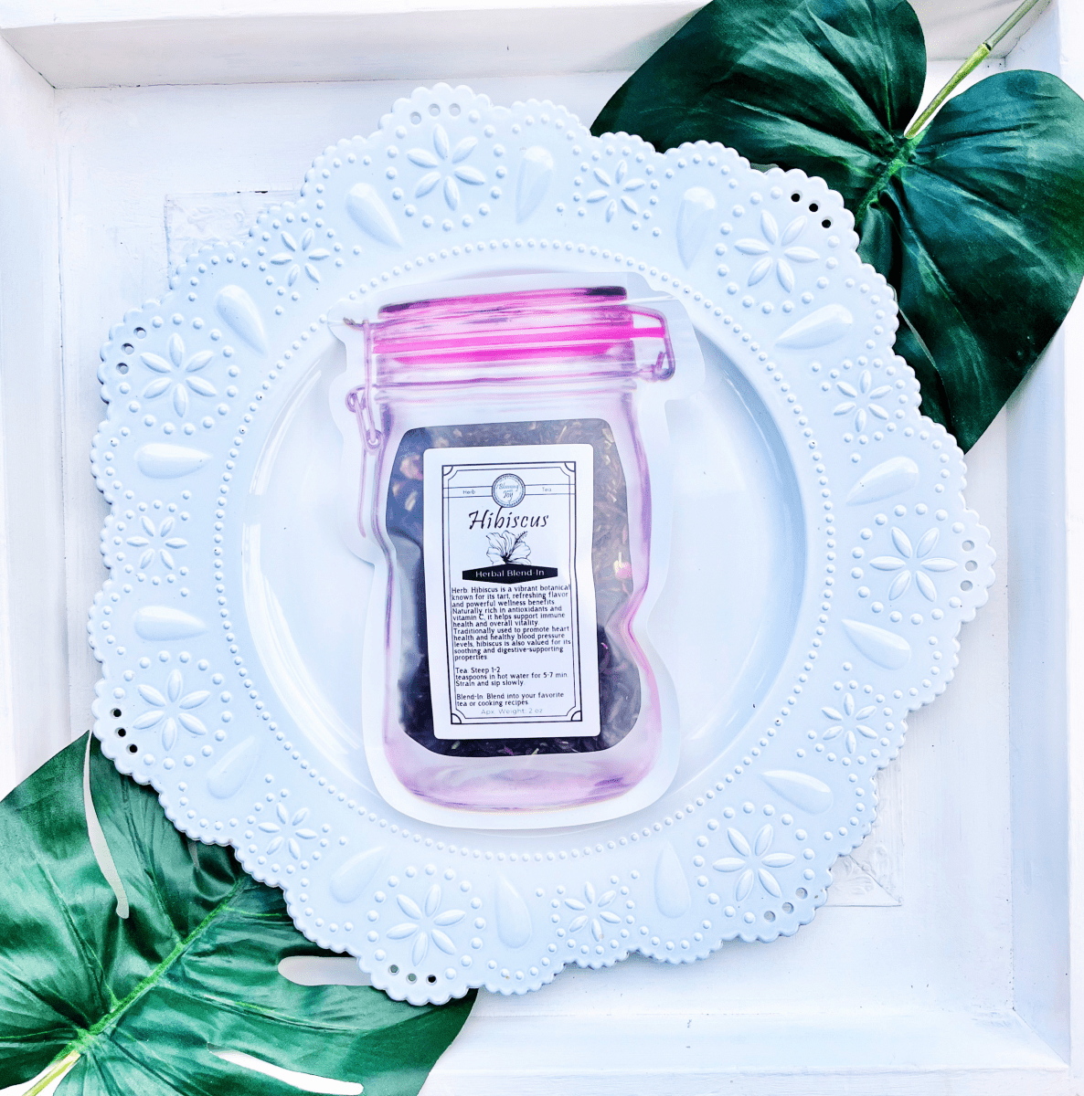 Hibiscus Loose Herb - Immune Support - Blooming With Joy Tea Co.