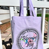 Blooming With Joy Tea Tote - Blooming With Joy Tea Co.