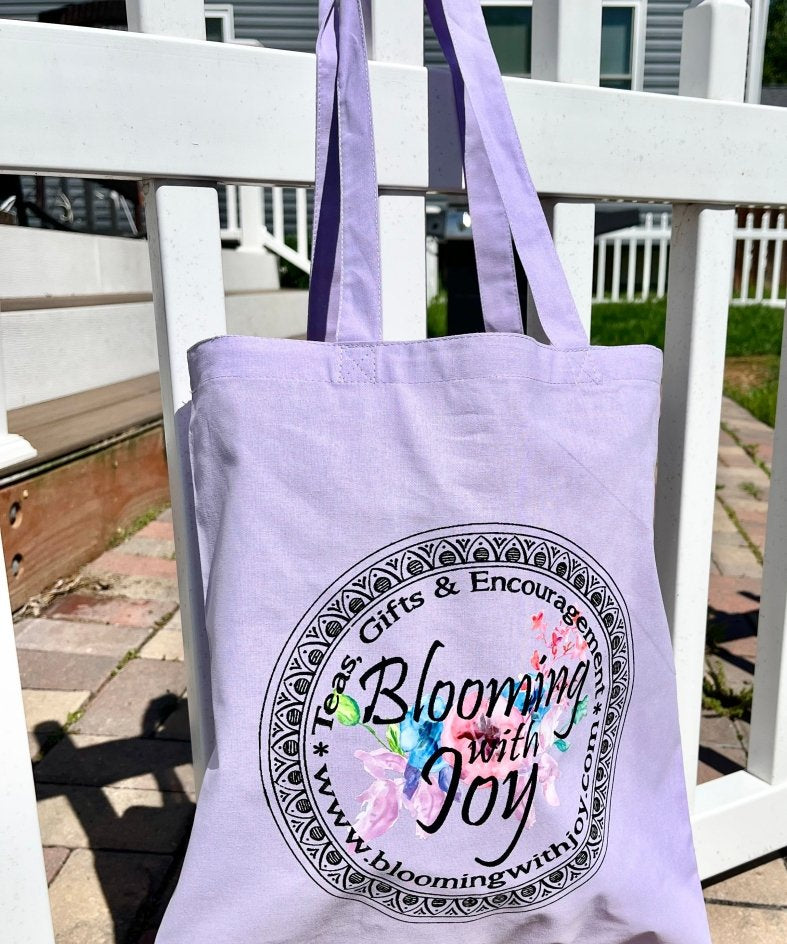 Blooming With Joy Tea Tote - Blooming With Joy Tea Co.