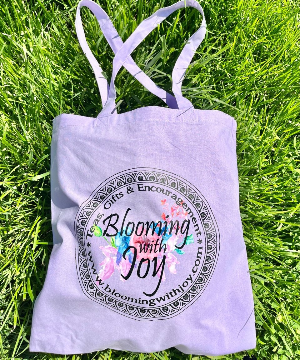 Blooming With Joy Tea Tote - Blooming With Joy Tea Co.