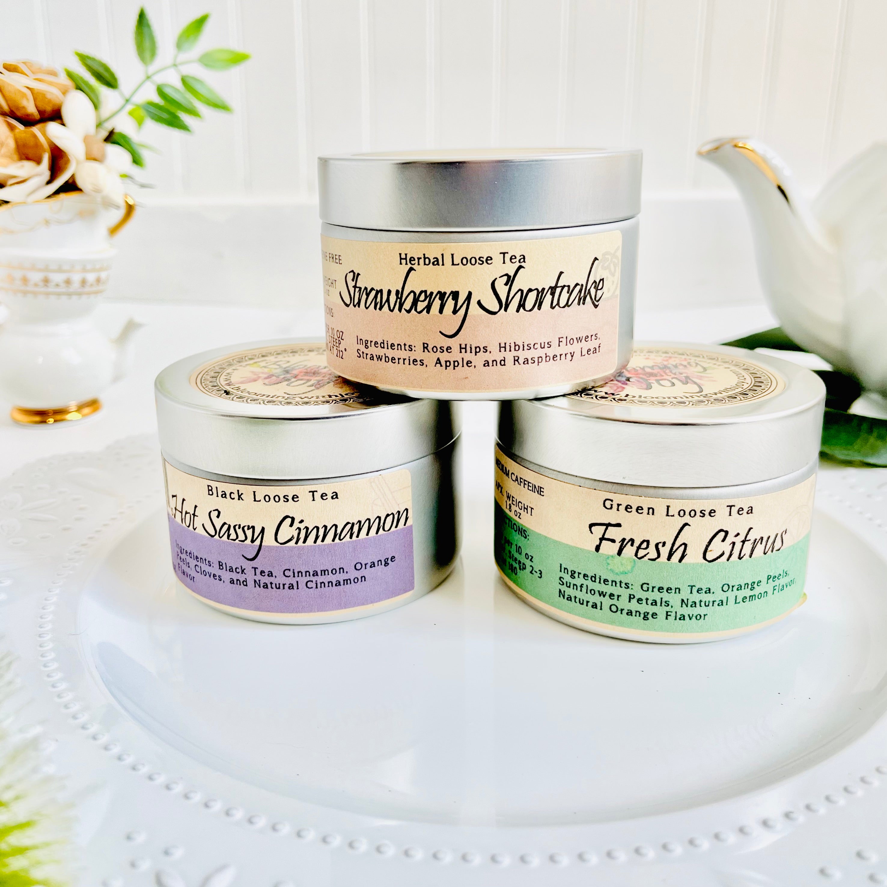 Tea Lover Boxed Gift Sets – Blooming With Joy Tea Co.