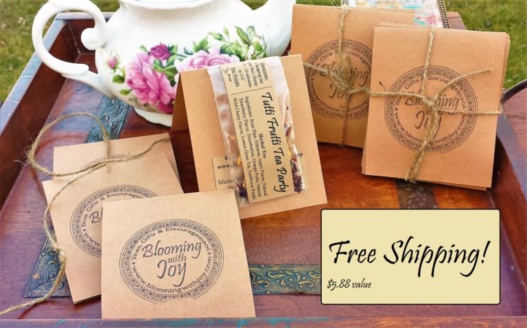 blooming with joy tea gift sampler set