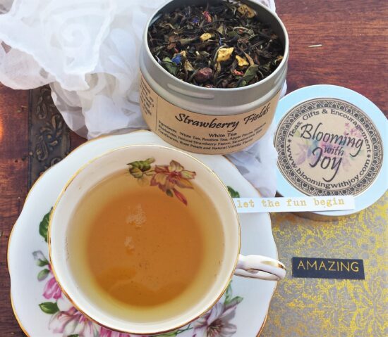 strawberry fields rose tea