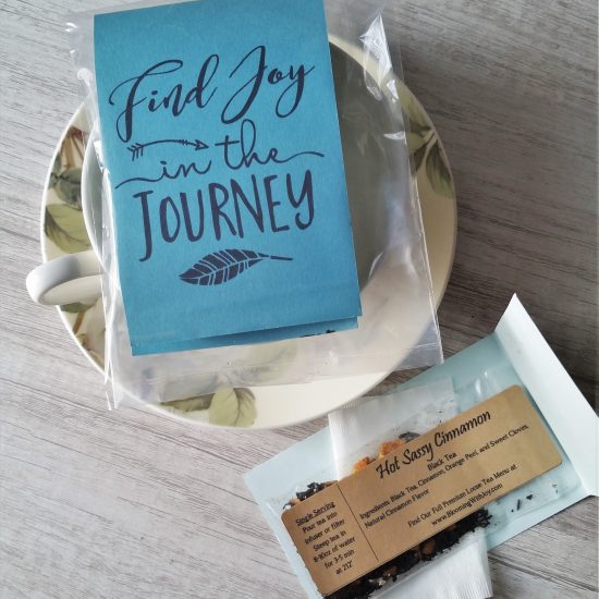 Find Joy in the Journey tea sampler gift