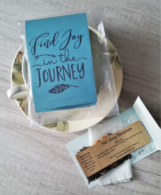 Find Joy in the Journey tea sampler gift