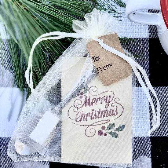 Merry Christmas Tea Favor Gifts