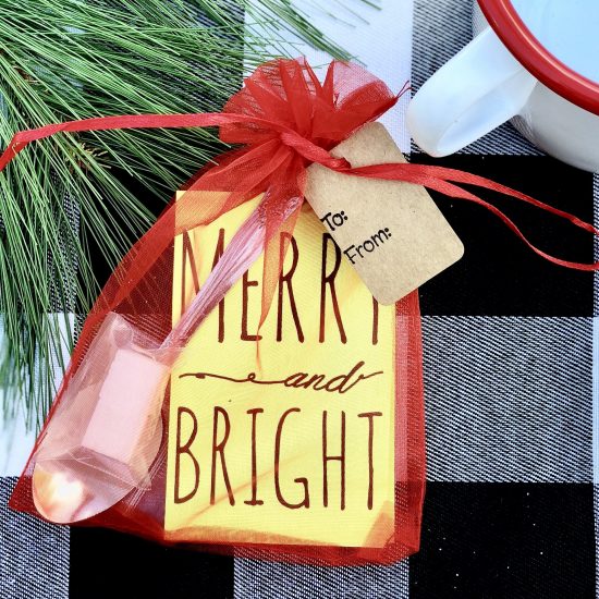 Merry and Bright Tea Favor Gift