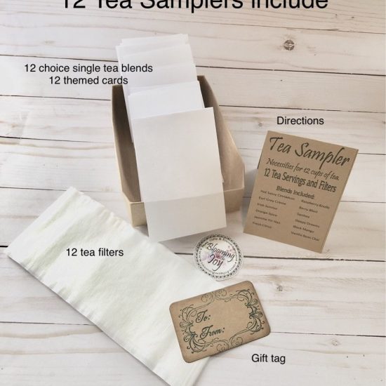 Blooming With Joy 12 Tea Single Sampler