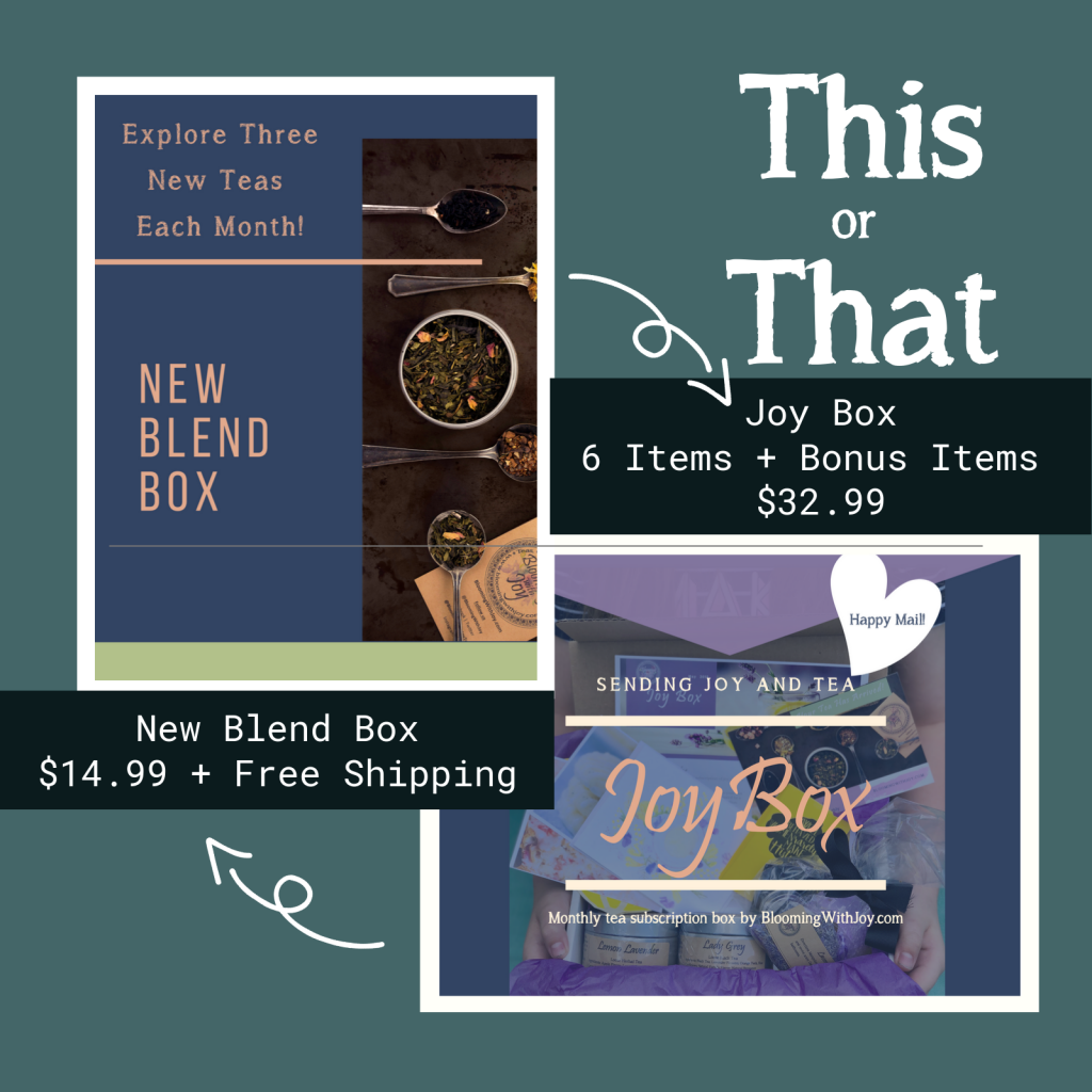 blooming with joy tea subscription box