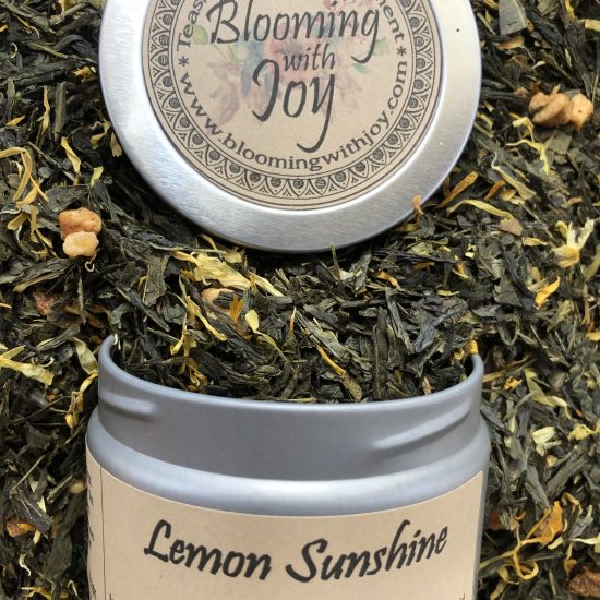 lemon sunshine loose green tea